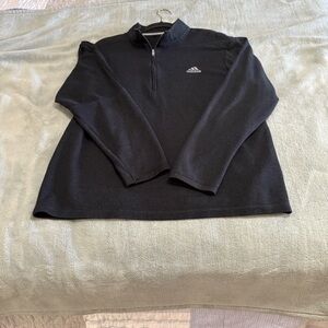 Adidas Men's Black Zip-Up Sweater: EXCELLENT CONDITION